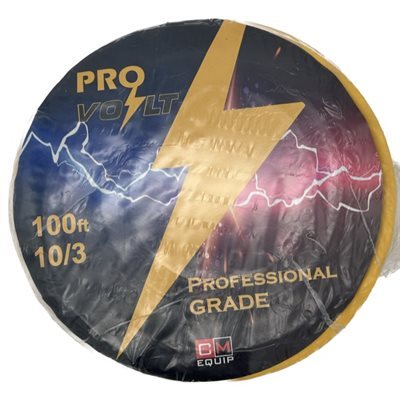 PRO-VOLT 10 / 3 100ft, SJTW ELEC CORD,15A / 125V