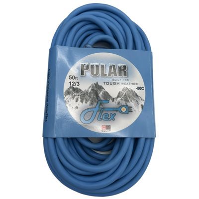 POLARFLEX 12 / 3 50ft, SJEOW (-50c) ELEC CORD,15A / 125V