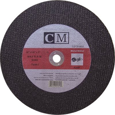 14" x 1 / 8" x 20mm Abrasive Blade for Metal
